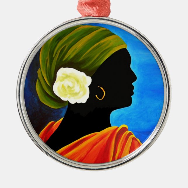 Camelia 2008 julgransprydnad metall (Framsidan)