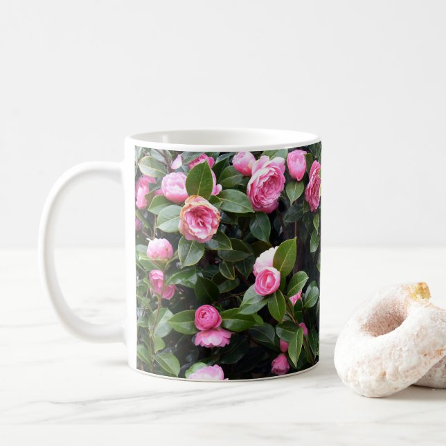 Camellia Flowers Kaffemugg (Med munk)