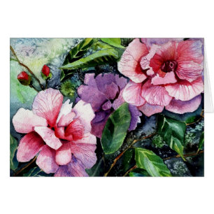 camellia hälsningskort
