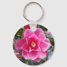 Camellia i parken nyckelring