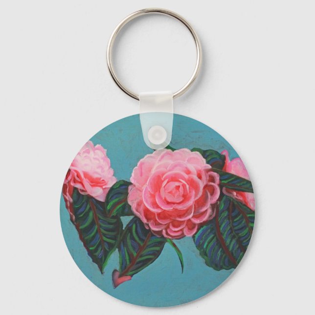 Camellia Japonica Himlar Nyckelring (Framsida)