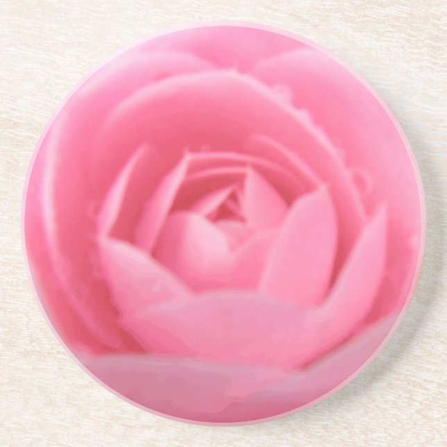 Camellia Rosa Flower Underlägg (Framsidan)