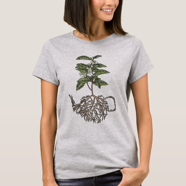Camelliasinensis - teaväxt t shirt (Framsida)