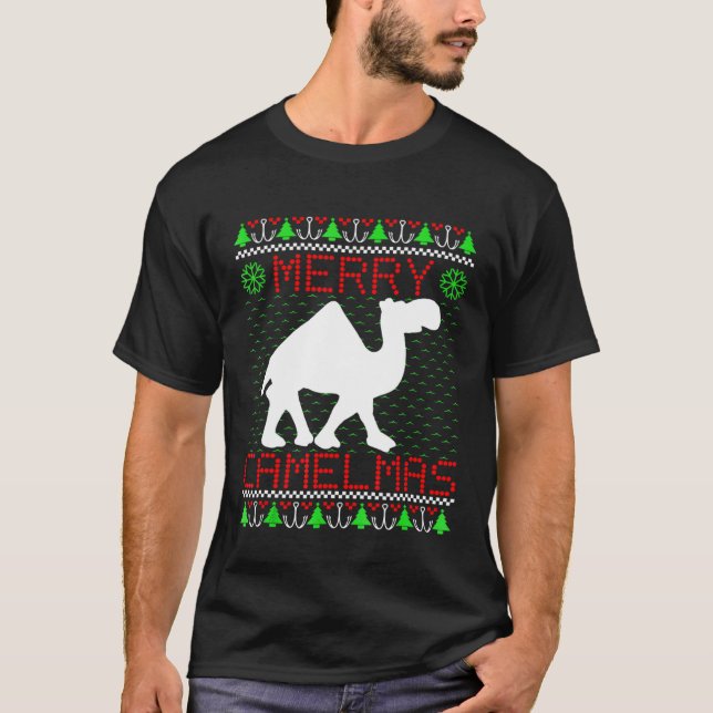 Camelmas Christmasfor Camel T Shirt (Framsida)