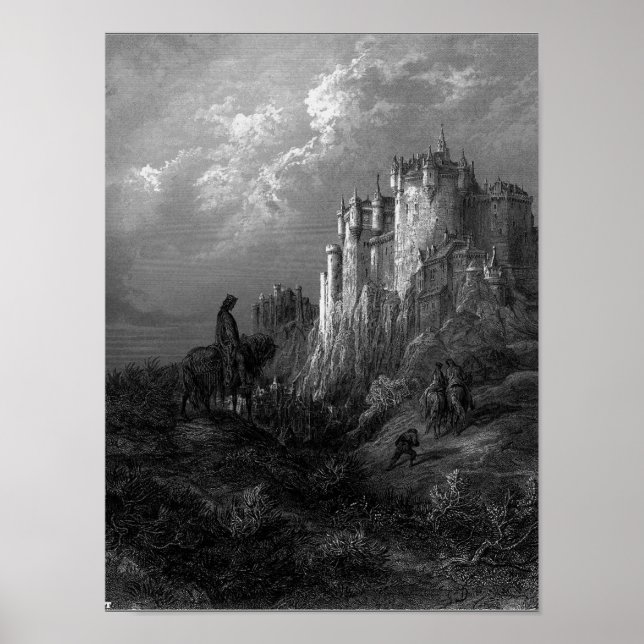 Camelot av Gustave Doré 1868 Poster (Framsidan)