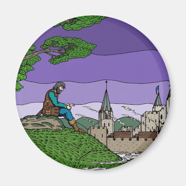 Camelots minnen magnet (Framsidan)