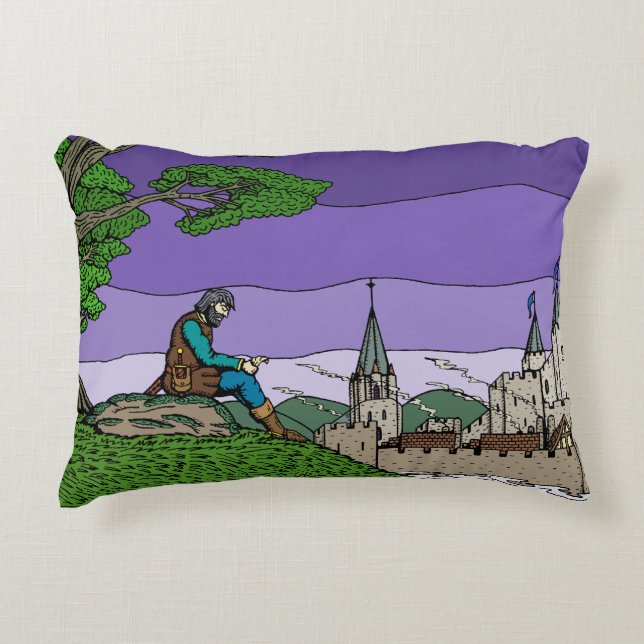 Camelots minnen prydnadskudde (Framsidan)