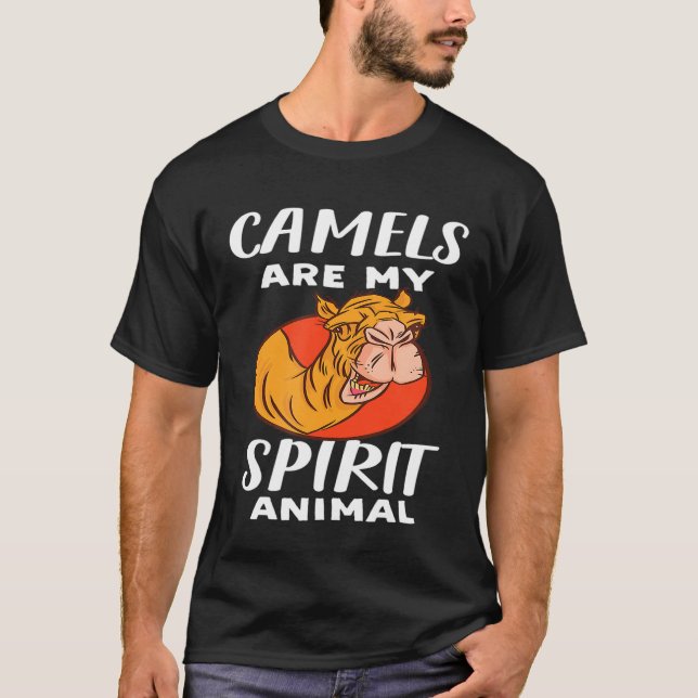 Camels är mitt andliga kamel. t shirt (Framsida)