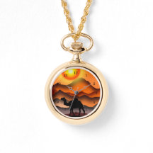 Camels at Sunset Desert Watch