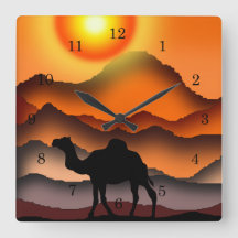 Camels Clock
