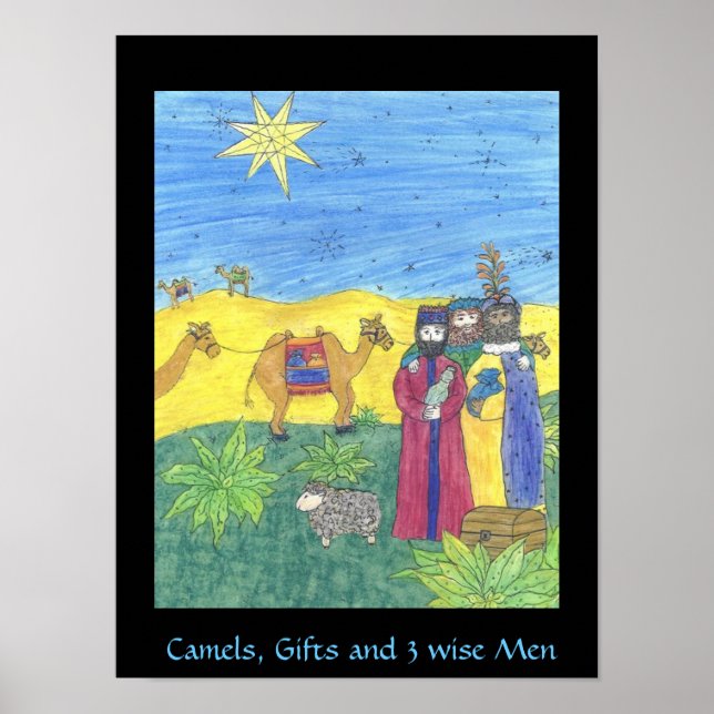 CAMELS GIFTS OCH TRE WISE MANAR poster (Framsidan)