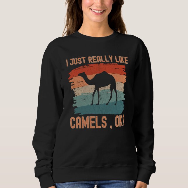 Camels I just Really Like Camels Ok T Shirt (Framsida)