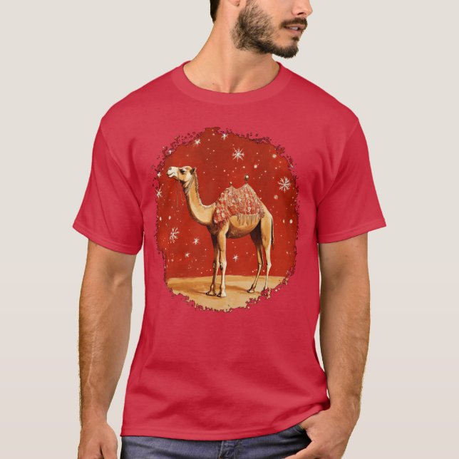 Camels Julflicka T Shirt (Framsida)