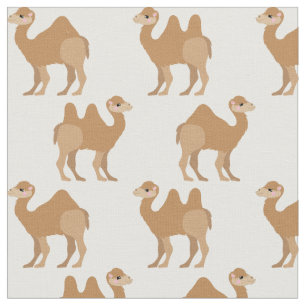 Camels Skriv ut vit textur Tyg