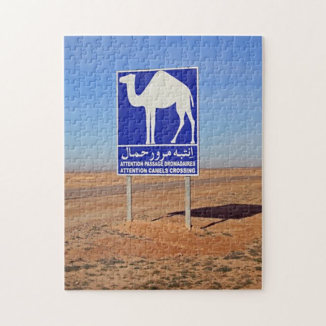 Camels-skylt, Tunisien 252-pc Pussel (Vertikal)