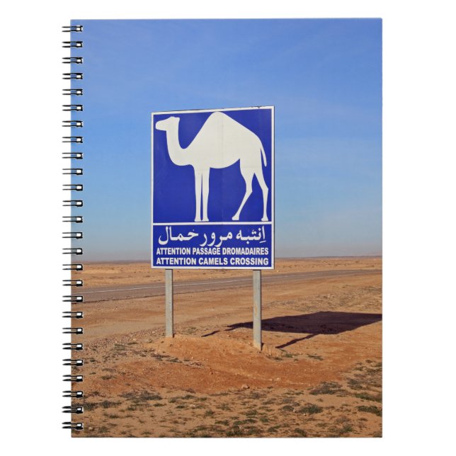 Camels-skylt, Tunisien Anteckningsbok (Framsidan)