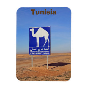 Camels-skylt, Tunisien Magnet
