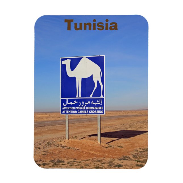 Camels-skylt, Tunisien Magnet (Vertikal)