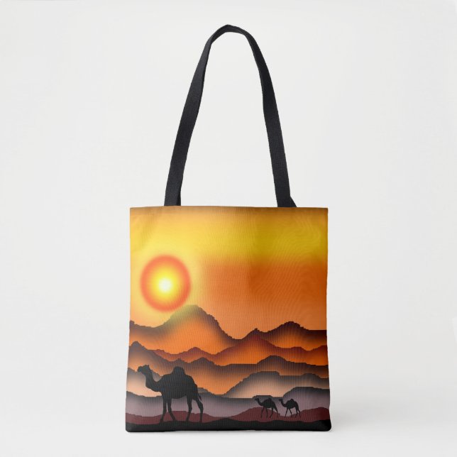 Camels Tote Bag Tygkasse (Framsida)
