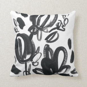 Cameo Bloom - svartvitt Kudde