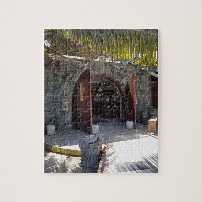 Cameo Factory, Roatan, Honduras puzzle Pussel (Vertikal)