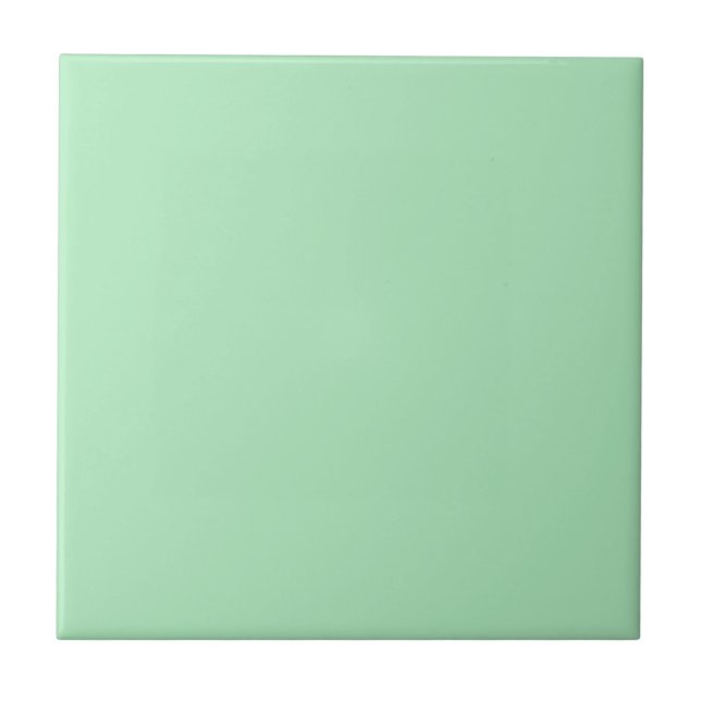 Cameo Grönt Mint 2015 Färg Trend Template Kakelplatta (Framsidan)