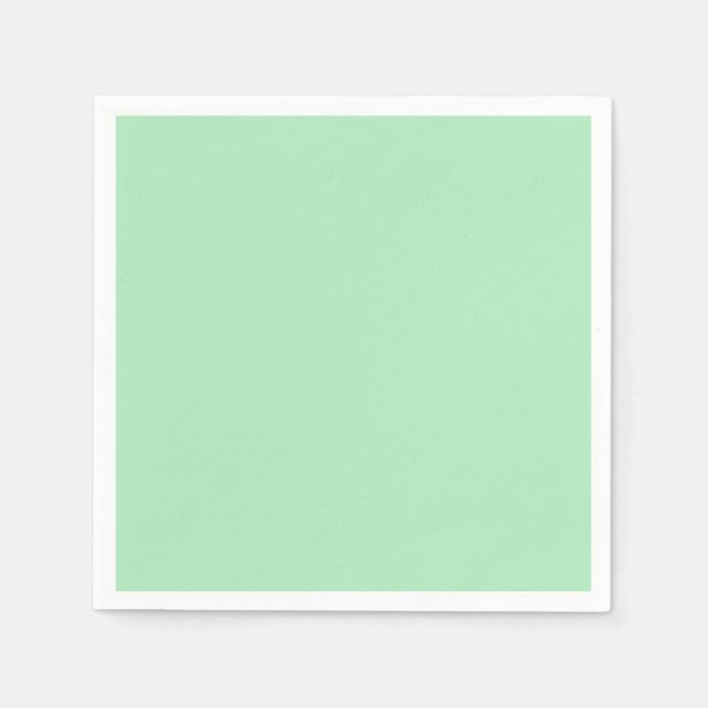 Cameo Grönt Mint 2015 Färg Trend Template Pappersservett (Framsidan)