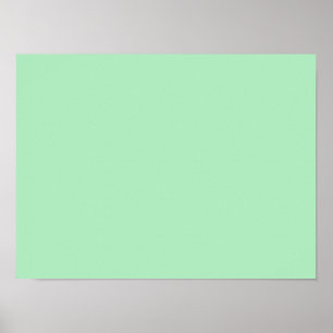 Cameo Grönt Mint 2015 Färg Trend Template Poster