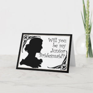 Cameo kommer du att bli min junior Bridesmaid bröl Inbjudan