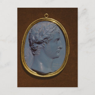 Cameo med profilen Tiberius Vykort