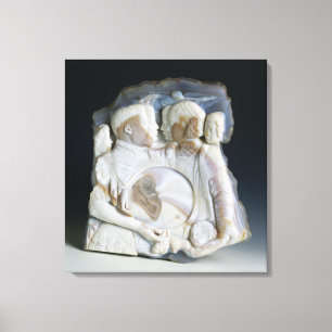 Cameo som visar Cosimo de Medici (1519-74) och Canvastryck