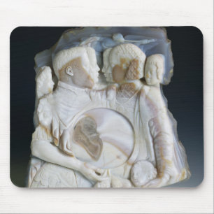 Cameo som visar Cosimo de Medici (1519-74) och Musmatta