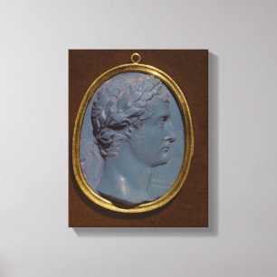 Cameo uthärda profilera av Tiberius Canvastryck