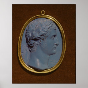 Cameo uthärda profilera av Tiberius Poster