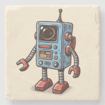 Camera Buddy Marble Underlägg