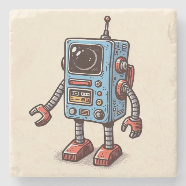 Camera Buddy Marble Underlägg (Framsidan)