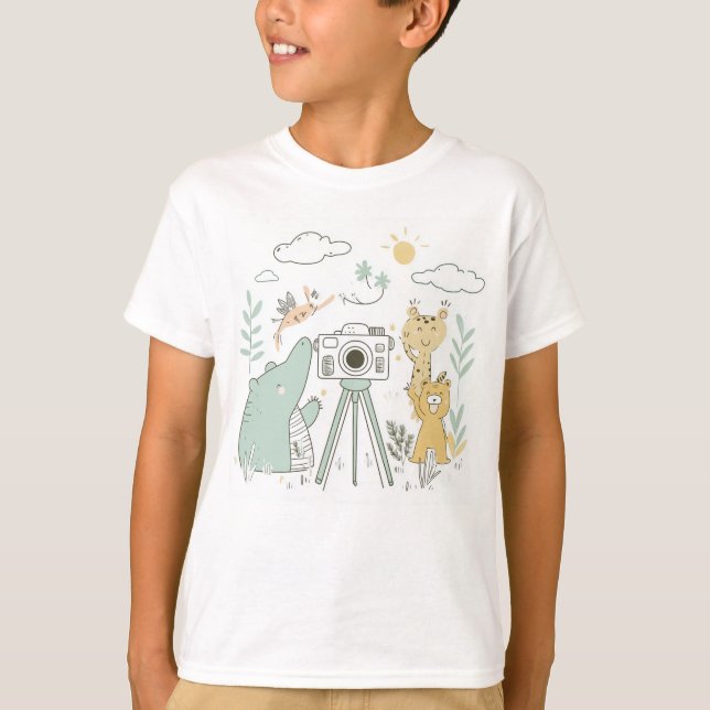 Camera Critters T-Shirt (Framsida)