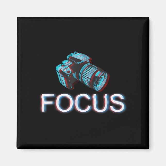 Camera Focus Motivation Magnet (Framsidan)