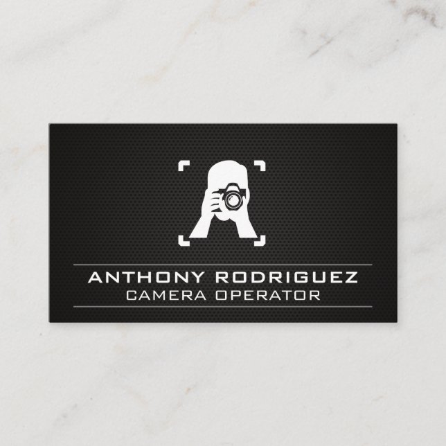 Camera Man | Fotograf Visitkort (Framsida)