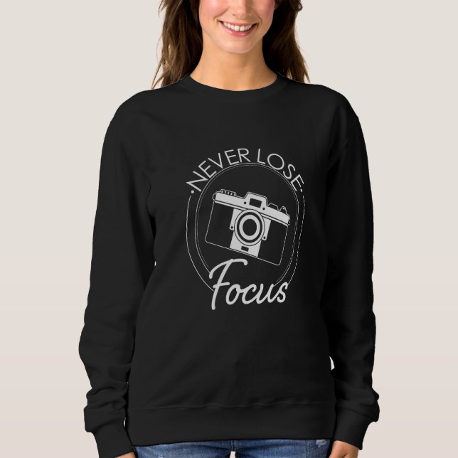 Camera Never Lose Focus Premium T Shirt (Framsida)