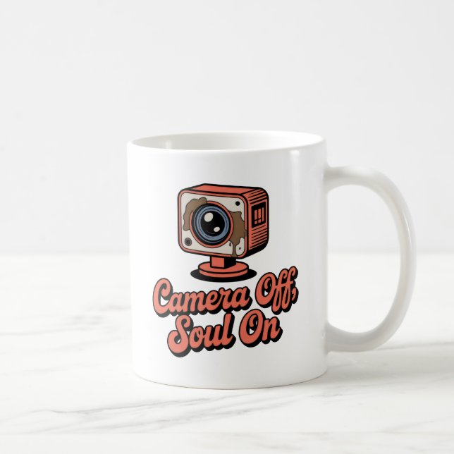 Camera Off, Soul On | Burnout with Coffee Sass   Kaffemugg (Höger)