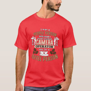 Camera operator I var en person i Movie Maker T Shirt