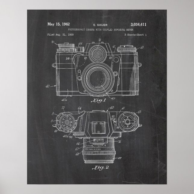 Camera Patent Poster (Framsidan)