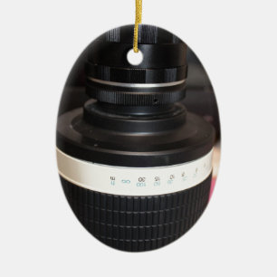 Camera Telescope Lens Julgransprydnad Keramik