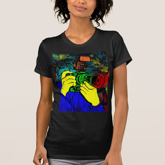 CameraMan 3D ChromaDepth Tee (Framsida)