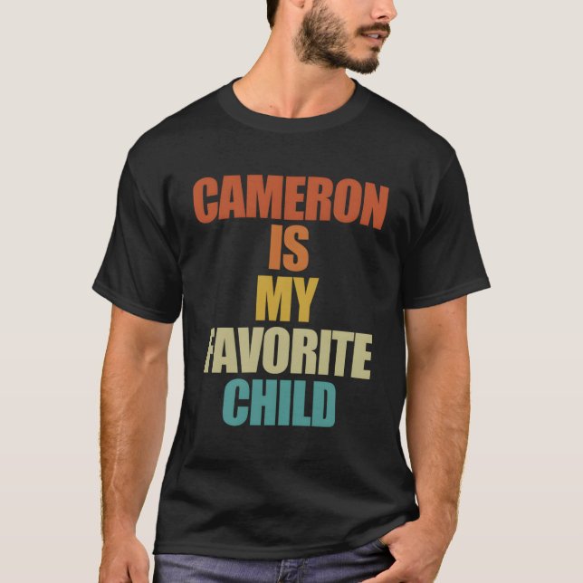 Cameron är min favoritkameron för barn t shirt (Framsida)