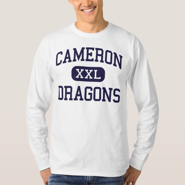 Cameron - drakar - kick - Cameron West Virginia Tee (Framsida)