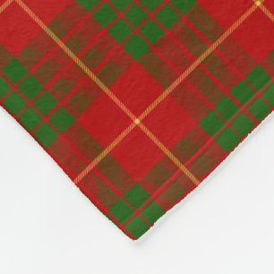 Cameron Family Tartan Play Mönster Fleecefilt