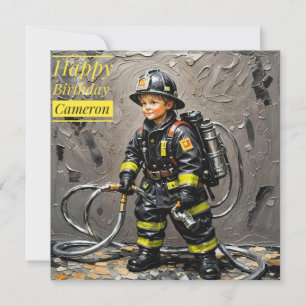 CAMERON ~ Grattis på födelsedagen ~ Fireman ~