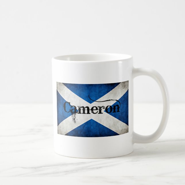 cameron grunge flagga kaffemugg (Höger)